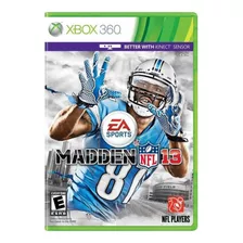 Jogo Midia Fisica Ea Sports Madden Nfl 13 Para Xbox 360