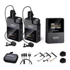 Comica Boomx-d2 - Sistema De Micrófono Inalámbrico Para C. Color Negro