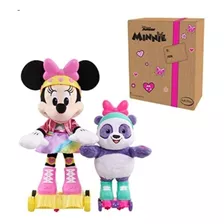 Minnie Mouse Y Panda Patinaje Sobre Ruedas Con Luz Y Sonido