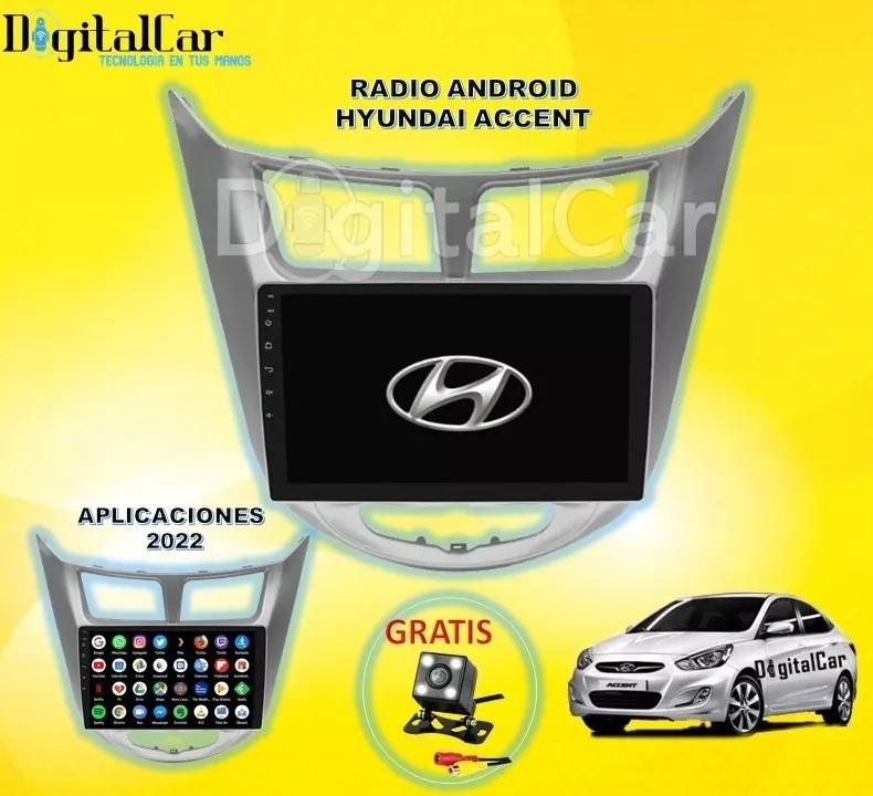 Radio Pantalla Android Hyundai Accent+gps+camara