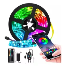 Tira Led Rgb 5050 Rítmica Musica Sonido Decoración Luces