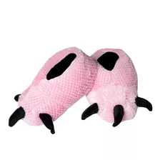 Pantufa Infantil Pelúcia Monstro Rosa Lançamento P - M - G