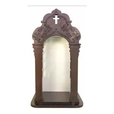 Capela Oratório Para Imagem 20cm De Madeira Envio Imediato 