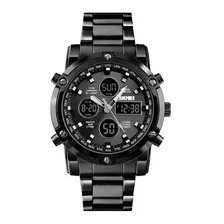 Reloj Hombre Digital Y Analogo Skmei 1389 Acero Inoxidable