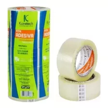 Fita Empacotamento Adesiva 48mm X 45m Transparente 15 Rolos 