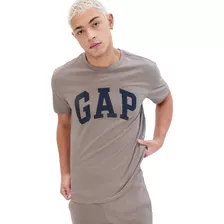 Gap Camiseta Clásica Con Logo Para Hombre, Marrón, Talla Xs 