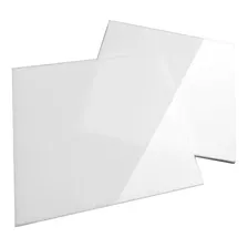 Chapa Acrilico Cor Branco Leitoso 60x40 Cm X 3 Mm Laser Led