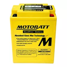 Bateria Klr650 Motobatt Mbtx14au Reemplaza Yuasa Ytx14ah 