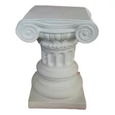 Imagem Coluna Romana Com 40cm Gesso Cru Para Estátua