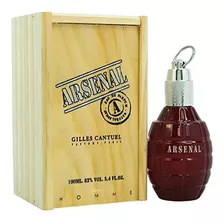 Arsenal Grey Men Eau De Parfum Spray, 3.4 Onzas