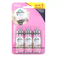 Odorizador De Ambiente Lembranças De Infância Glade Toque De Frescor Blister 12ml Cada Refil Leve 3 Pague 2 Unidades