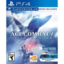Ace Combat 7 Skies Unknown C/ Vr Mode - Ps4 - Mídia Física