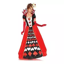 Disfraz Talla Small Para Mujer De Reina De Corazones Del