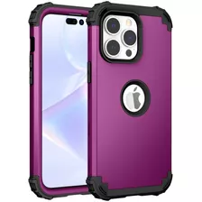 Funda Para iPhone 14/14pro/14max/14pro Max 360 Uso Rudo 3en1