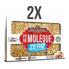 Kit 2 Pack Pé De Moleque Zero 100g Dacolonia-delicioso
