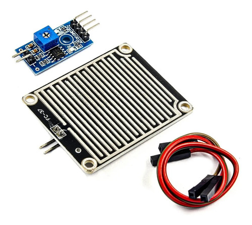 Sensor De Chuva E Liquido Pingos Agua + Cabo Para Arduino