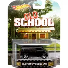 Hot Wheels Custom ´77 Dodge Van Od School Retro Lacrado