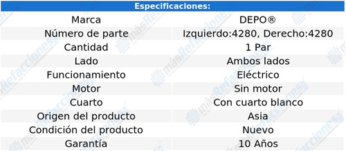 Par Juego Faros Mitsubishi L200 2008 -2012 Niv Electrico Sxc Foto 4