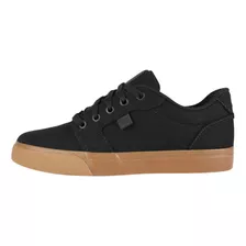 Tênis Skatista Dc Shoes Anvil Tx Preto/caramelo Original