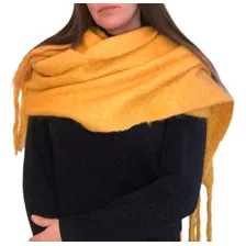 Bufanda Bufandon Pashmina - Color Mostaza -