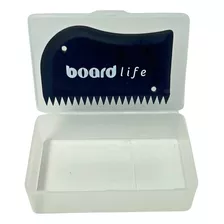 Porta Parafina Surf + Raspador Grande Board Life