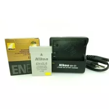 Kit Nikon P510 3-bat En-el5 1100 Mah 3,7v+1 Carregador Mh61 