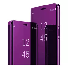 Funda Flip C/tapa Espejo Violeta P/samsung Galaxy S23 Ultra