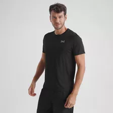 Polera M/c Running Box Negro Everlast 