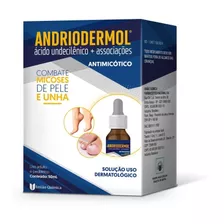 Andriodermol Loção 50ml Micose De Pele Unhas Frieiras Fungos