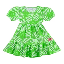 Roupa Infantil Menina Vestidinho Soltinho Confortável Flores