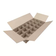 5 Caixas De Papelão 60 X 30 X 8 C/ Div P/ 18 Xicaras Mudança