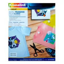 Papel Transfer Kronaline Prendas Claras 10 Hojas Carta