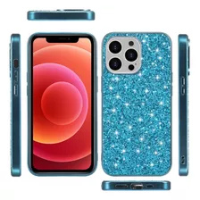 Funda Tpu Con Glitter Para iPhone 14 Pro Max