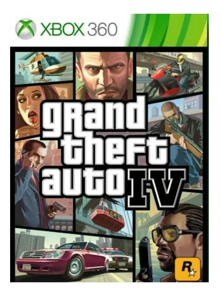 Grand Theft Auto Iv Standard Edition Rockstar Games Xbox 360  Digital