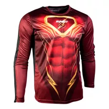 Camiseta De Arquero Rinat Spike Flash Acolchada En Codos 