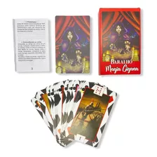 Baralho Tarot Magia Cigana Vermelho Deck 36 Cartas Oráculo