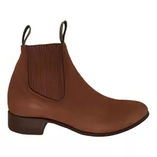 Botín Charro De Piel Para Hombre Color Nobuck Shedron