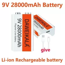 Bateria 9v Recarregavel 28000 Mah
