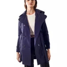 Saco Piloto Mujer Trench Sobretodo Capucha Calidad