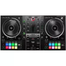 Controlador Dj Hercules Djcontrol Inpulse 500 Color Negro + Base Para Portatil