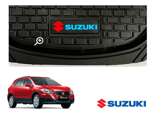 Tapetes 3d Logo Suzuki + Cubre Volante Sx4 Cross 2008 A 2016 Foto 7