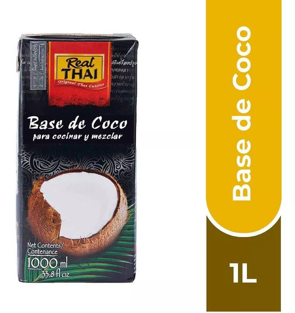 Real Thai Base De Coco Para Cocinar Y Mezclar 1l