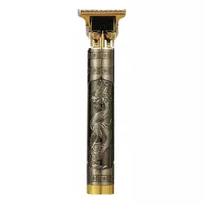 Máquina Dragão Hair Trimmer Profissional T-blade Dourado Escuro 110v/220v