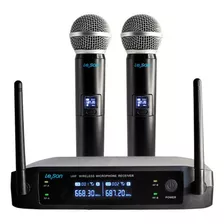 Microfone Sem Duplo Fio Leson Ls902 Digital Plus Uhf