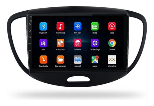 Radio Android 10.1 Hyundai I10 2008-2015 De 2 Gb+32 Gb + Cm Foto 4