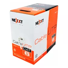 Rollo De Cable Utp Nexxt Cat6 305m 100% Cobre Certificado Gr