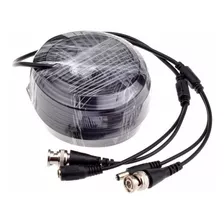Cable Siames Coaxial 15m Para Camara Cctv Video Voltaje