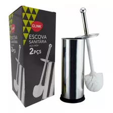 Escova De Limpar Vaso Sanitário Privada Banheiro Aço Inox