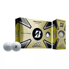 Pelotas De Golf Bridgestone Golf E12 Contact 2023, Color Bla