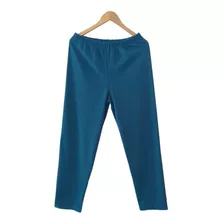 Calça De Gorgurão Feminina Cos Alto C Elástico Para Senhoras